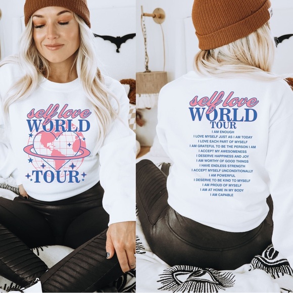 Tops - NWT Self Love World Tour Sweatshirt